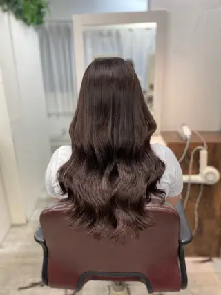 ロング カラー 韓国ヘア🤍髪質改善 🇰🇷AKANEのヘアスタイル