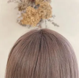 カラー Blue 髪質改善 💎松藤 莉奈のヘアスタイル