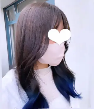 セミロング 【coco.】hair所属・カジカワサキ/髪質 改善/クロスパーマのヘアスタイル