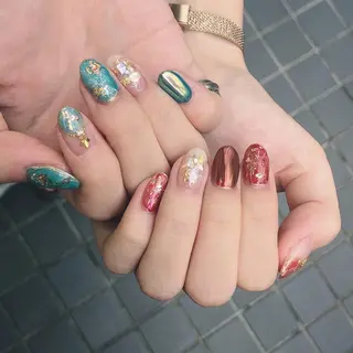 ネイル 中牟田 彩水のネイルデザイン