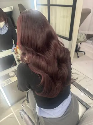 ロング カラー 艶 ケアブリーチ 🎀🩵RISAのヘアスタイル