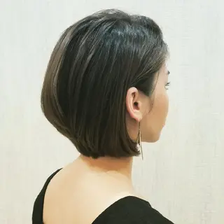 ショート 顔周りレイヤーカット 髪質改善代表西村功平のヘアスタイル