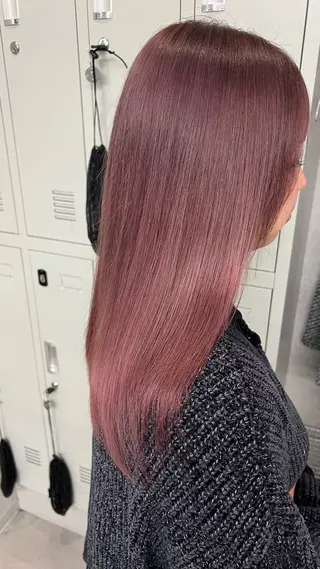 カラー SOL／ あづきのヘアスタイル