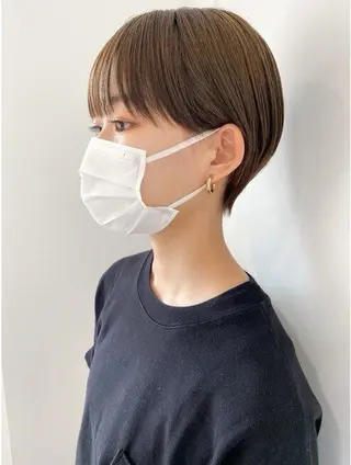 ショート Miyuki ⭐︎men’scutのヘアスタイル