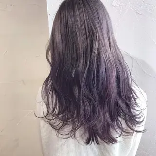 ロング カラー 藤井 貴美子のヘアスタイル