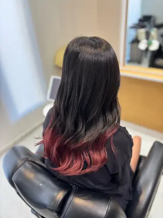 カラー 二宮 彩香のヘアスタイル