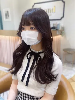 ロング 産休中2026.4月 復帰予定/野崎華代のヘアスタイル