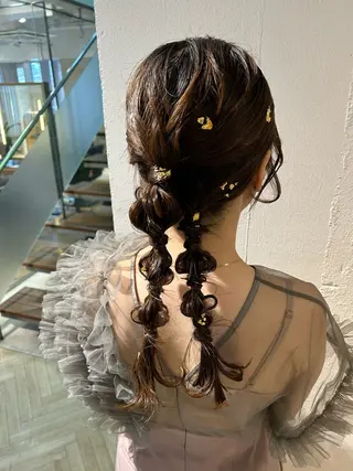 ヘアアレンジ 艶カラー🌸アレンジ 🌹Sally🕊️のヘアスタイル