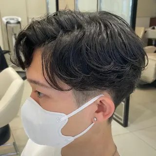 パーマ メンズ メンズ縮毛矯正 ♠️店長下平隼人のヘアスタイル