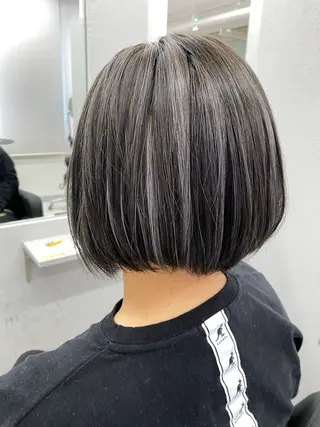 ミディアム ミルクティーカラー 🌈店長クボのヘアスタイル