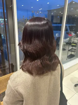 セミロング 駒野 茜音のヘアスタイル