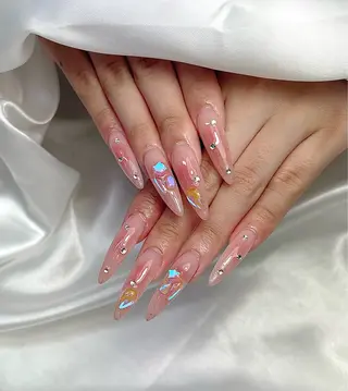 ネイル Lino+ ネイル&よもぎ蒸しのネイルデザイン