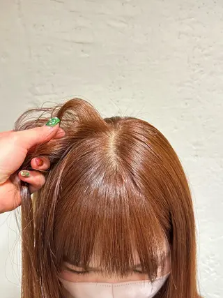 ミディアム カラー 🤎ono/ 切りっぱなしボブ🤎のヘアスタイル