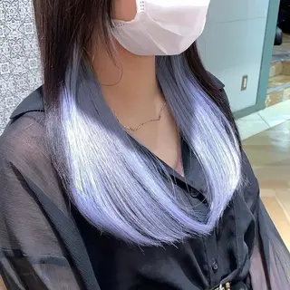 セミロング 韓国カット/透明感 カラー/NANAMIのヘアスタイル