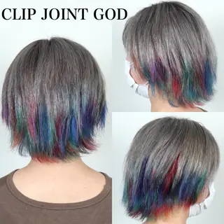 ショート カラー 秋葉 洸平のヘアスタイル