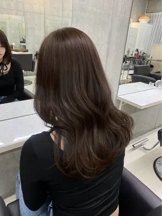 セミロング 透明感 color♡ Ibukiのヘアスタイル