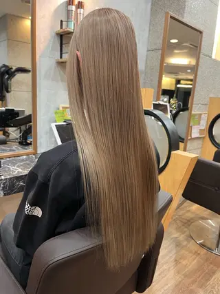 ロング BUCKS所属・坂谷 BUCKS/縮毛矯正のヘアスタイル