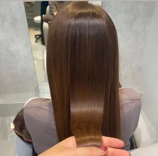 ロング カラー パーマ ヘアアレンジ 艶髪ハイトーン特化 梅田美容室SLYのヘアスタイル