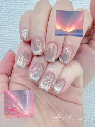 ショート 天海 理杏のネイルデザイン