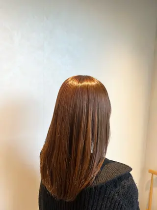 ミディアム SALOWIN大宮crest所属・艶透明感カラー/レイ ヤー🌻/rioのヘアスタイル