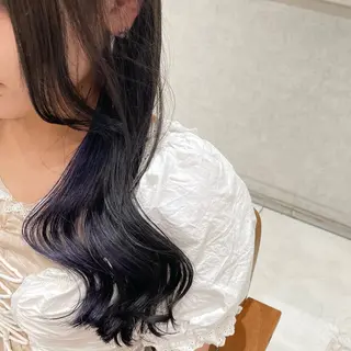セミロング カラー 海老名で韓国風 HANA🌷のヘアスタイル