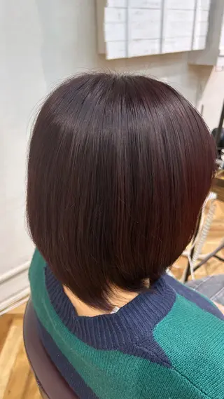 ショート カラー 透明感/艶感/ハイ トーン/HIKARUのヘアスタイル