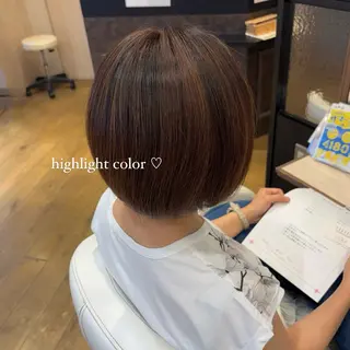 ショート カラー 🫧 河内 瑠莉  🫧のヘアスタイル