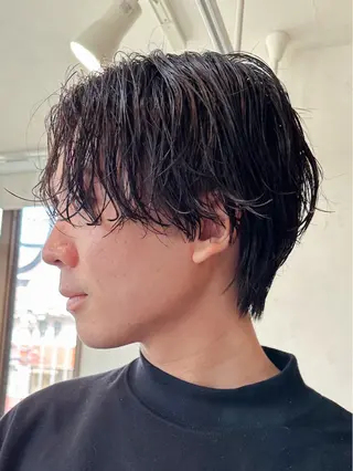 パーマ メンズ 梅田 illfrere 所属・イルフレール ryuのヘアスタイル