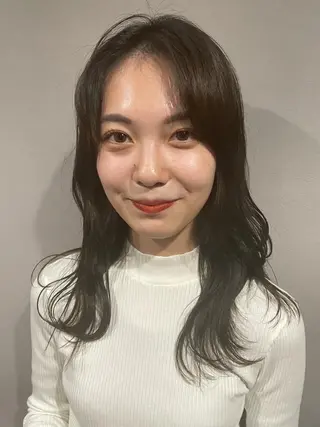 ミディアム カラー 大人ヘア/ナチュラル 杉野望雄のヘアスタイル