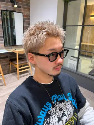 カラー メンズ tata所属・メンズカット/ 外国人風/小嶺佑介のヘアスタイル