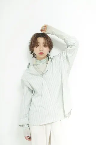 ショート カラー ヘアアレンジ マツエク・マツパ Kawaguchi Arisaのヘアスタイル