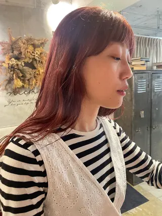 ロング さの あやねのヘアスタイル