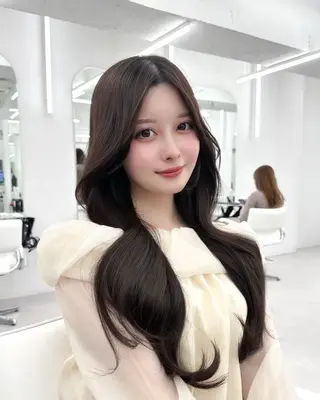 セミロング カラー メンズ 前髪顔まわりカット 🌈中村海聖のヘアスタイル