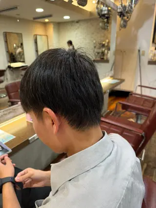 メンズ 透明感カラー🌱 🍑天野琴音🍑のヘアスタイル