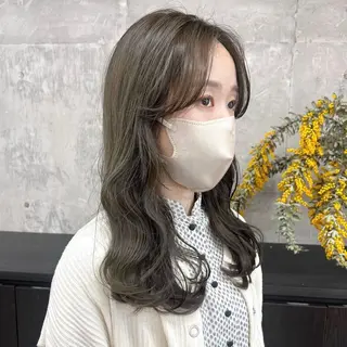 ロング カラー 韓国ヘア /男女❄️ 細江 美紅のヘアスタイル