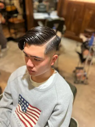 ショート メンズ BINGO HAIR WORKS 【ビンゴヘアワークス】所属・🎱メンズフェード 特化HYOGA🎱のヘアスタイル