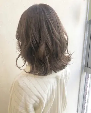 ミディアム カラー nakahara madokaのヘアスタイル