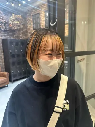 ショート カラー Sara newi 🎀透明感🎀のヘアスタイル