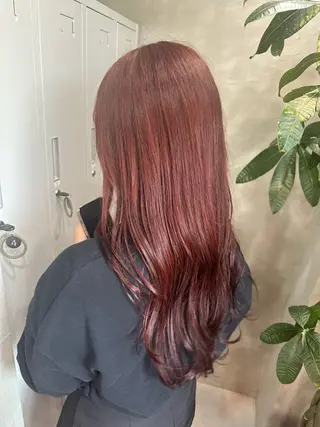 ロング カラー MOMO💞🦩 カラーモデル💞🦩のヘアスタイル