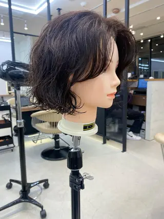 パーマ sand 大阪梅田所属・ショートパーマ🌀 ✂︎小寺仁紫のヘアスタイル