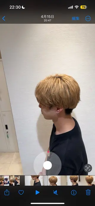 メンズ AI TOKYO  men's 横浜所属・【パーマの達人】 💎メンズ特化🔥徹のヘアスタイル