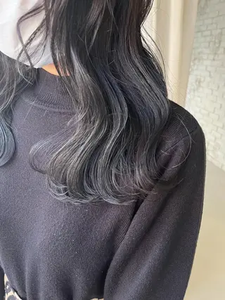 セミロング u n aのヘアスタイル