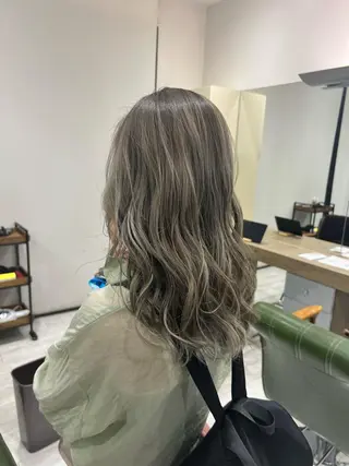 ロング カラー ヘアアレンジ Hair & Beauty the B 岡崎店所属・山口 安美のヘアスタイル