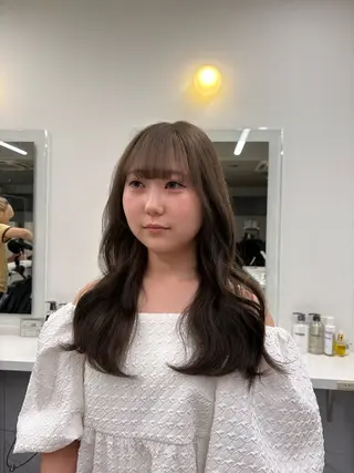 カラー beige🤎ダブル カラー/レイヤー🧸のヘアスタイル