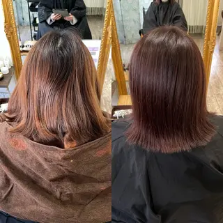 ミディアム 八事/CREER/ Wakanaのヘアスタイル