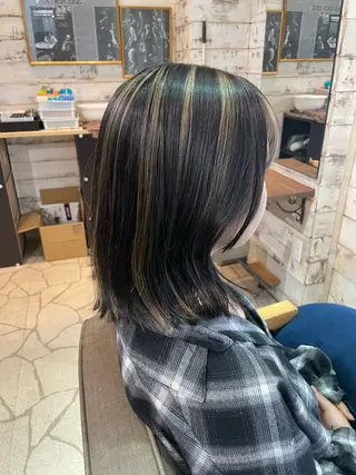 ミディアム スリールヘアー所属・🖤nako/艶髪/ 透明感カラー🖤のヘアスタイル