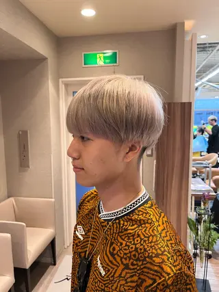 ショート カラー メンズ dogstar小林諒 レイヤー/パーマのヘアスタイル