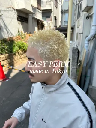 ショート パーマ メンズ 🔥メンズヘア/ 🔥表参道/谷口泰基のヘアスタイル