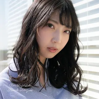セミロング SAYA LABO所属・FUTAGAMI KENICHIのヘアスタイル