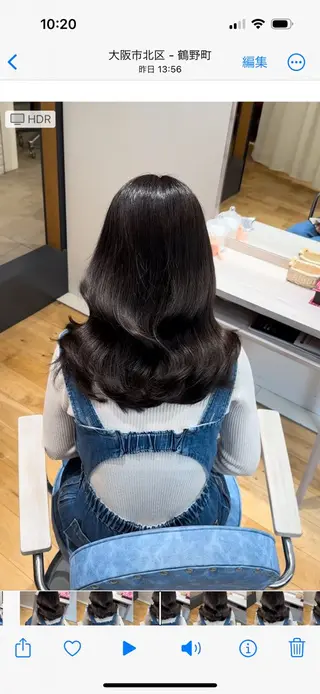 カラー Unique umekita所属・unique 松原吹季のヘアスタイル